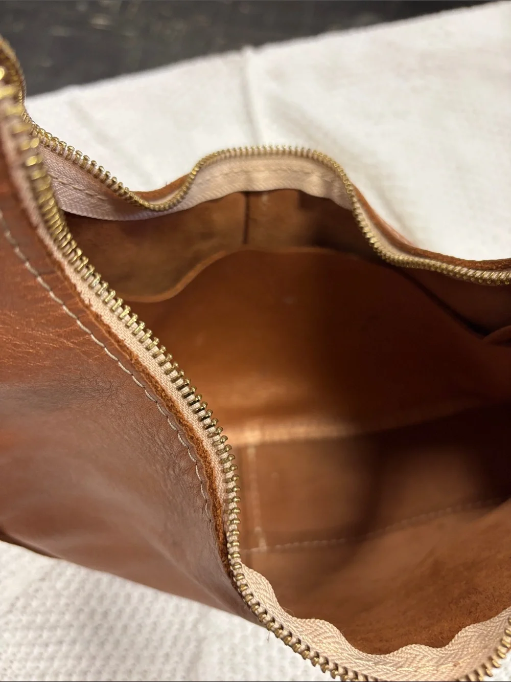 Unicorn Portland Leather Goods  Nova Bag with Tassel Pouch